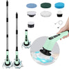Electric Spin Scrubber with 7 Replaceable Brush Heads,Cordless Rechargeable Cleaning Brush with Adjustable Extension Handle,For Bathroom,Kitchen,Tile,Shower Cleaning Set