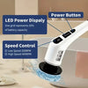Electric Spin Scrubber with 7 Replaceable Brush Heads,Cordless Rechargeable Cleaning Brush with Adjustable Extension Handle,For Bathroom,Kitchen,Tile,Shower Cleaning Set